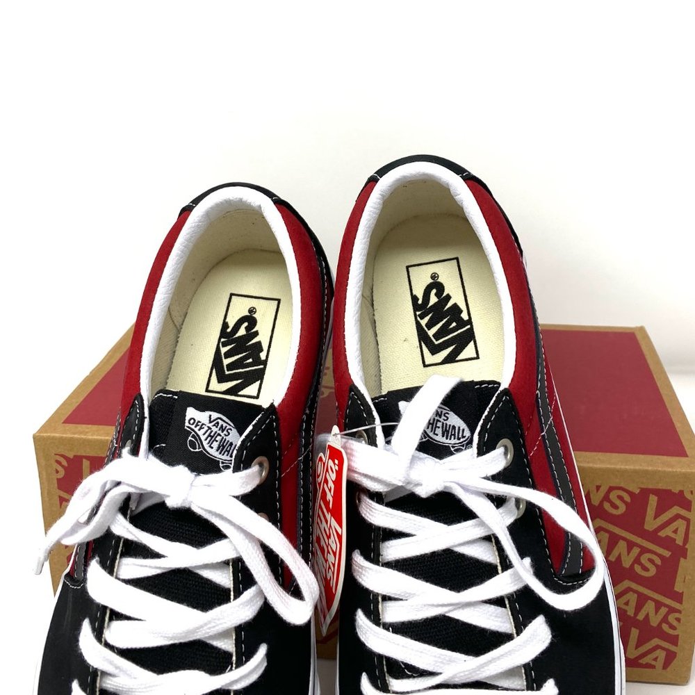 Vans Sk8 Low Leather Black Chili Pepper Sneakers Low Top SB Men's VN0A4UUK2S1 - Picture 4 of 11